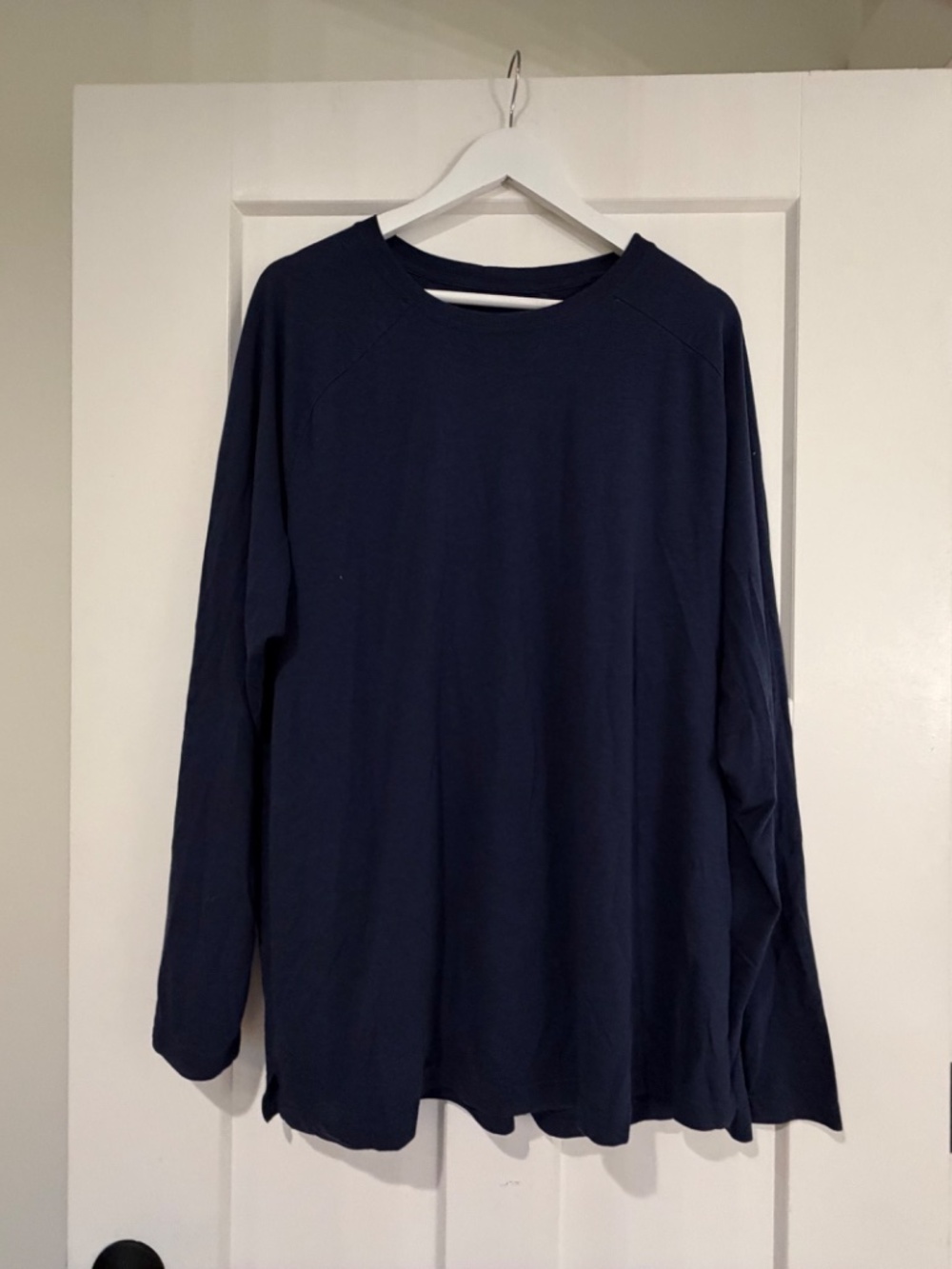 ALO MEN'S XL NAVY BLUE LONG SLEEVE T SHIRT TOP - Picture 2 of 8